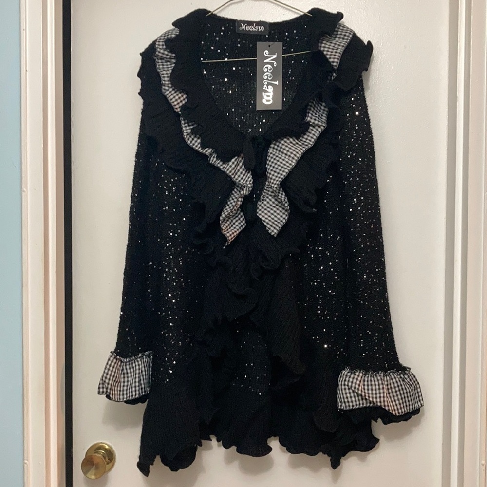 Neelam tie front sweater
